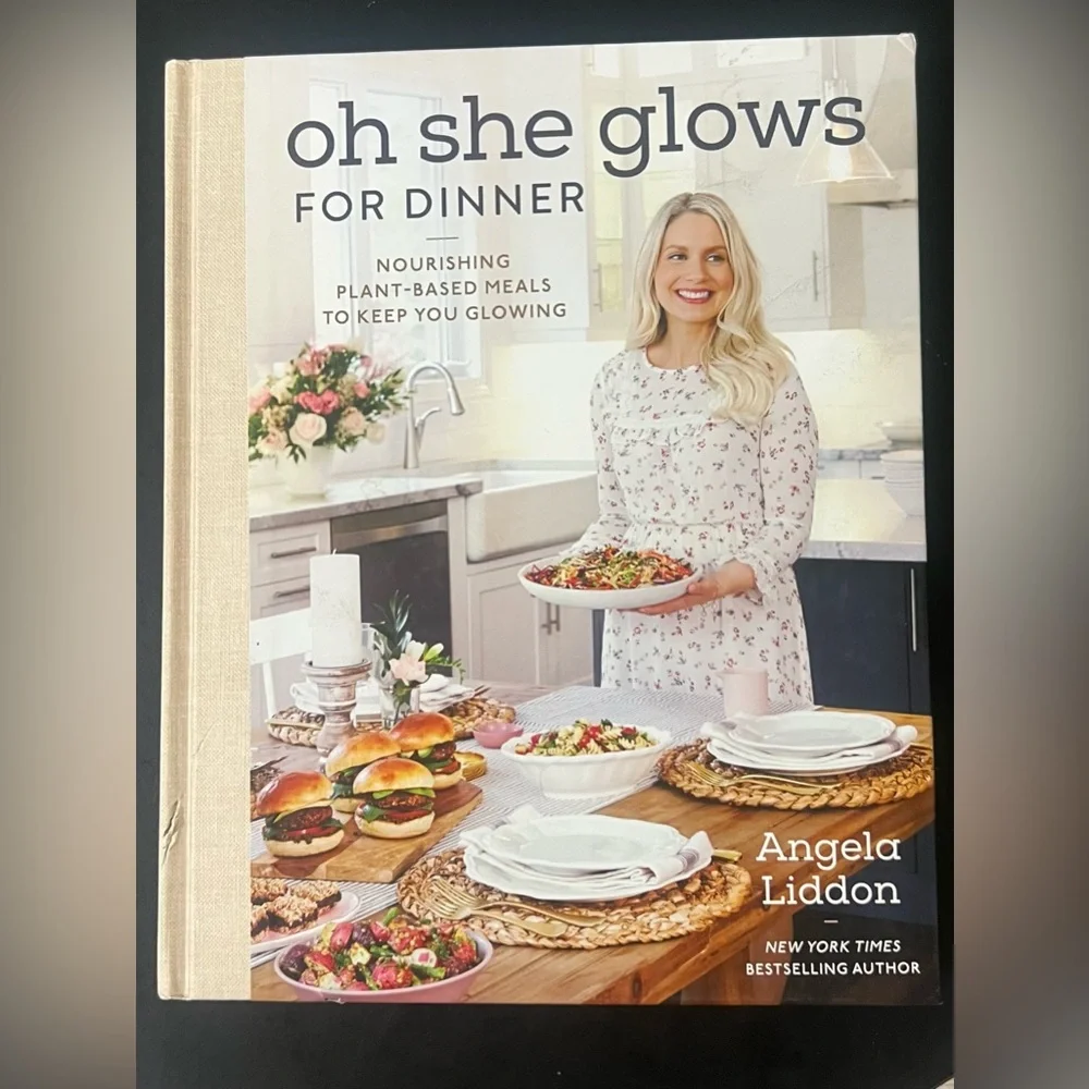 Bundle of TWO Oh She Glows Cookbook Set By Angela Liddon Plant Based Cooking